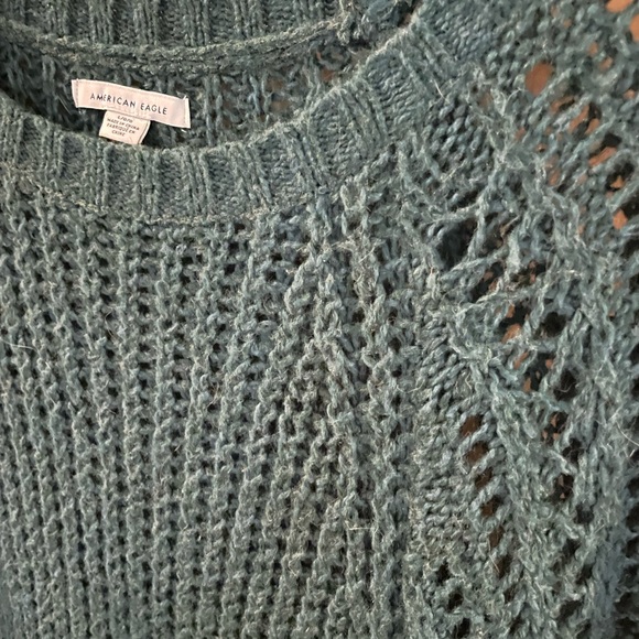 Dark Green Midi Knit Sweater Dress - Picture 2 of 4